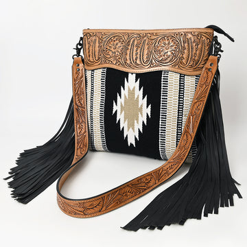 American Darling Crossbody Hand Tooled Saddle Blanket Genuine Leather Women Bag Western Handbag Purse